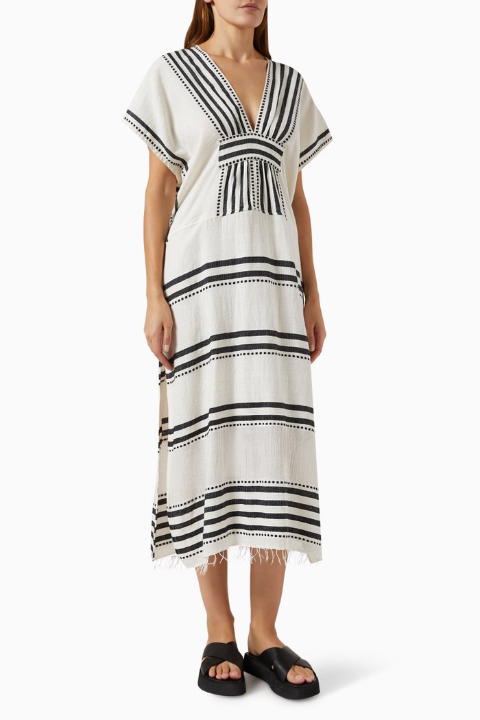 

Esha Kaftan in Cotton, Black