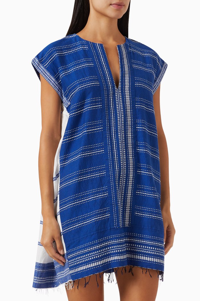 

Inku Kaftan in Cotton, Blue