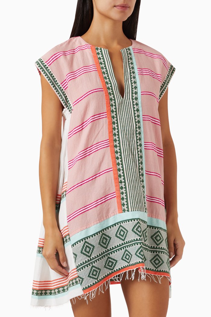 

Rosa Kaftan in Cotton, Multicolour