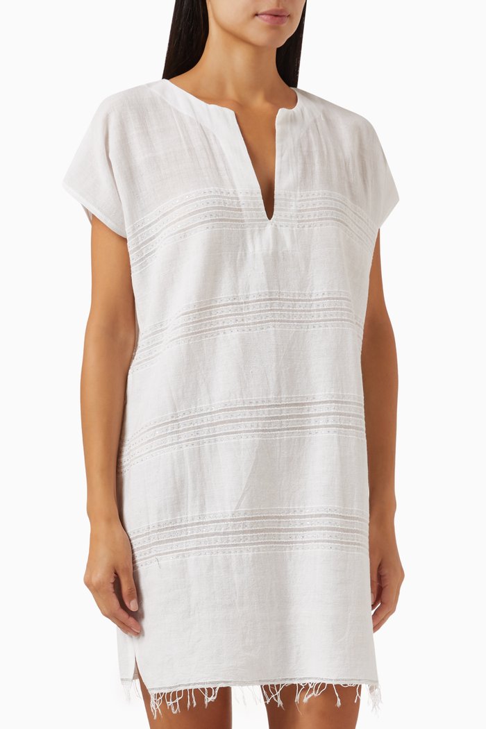 

Abira Tunic in Cotton, White