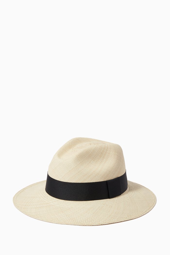 

Azuay Hat in Raffia, Black