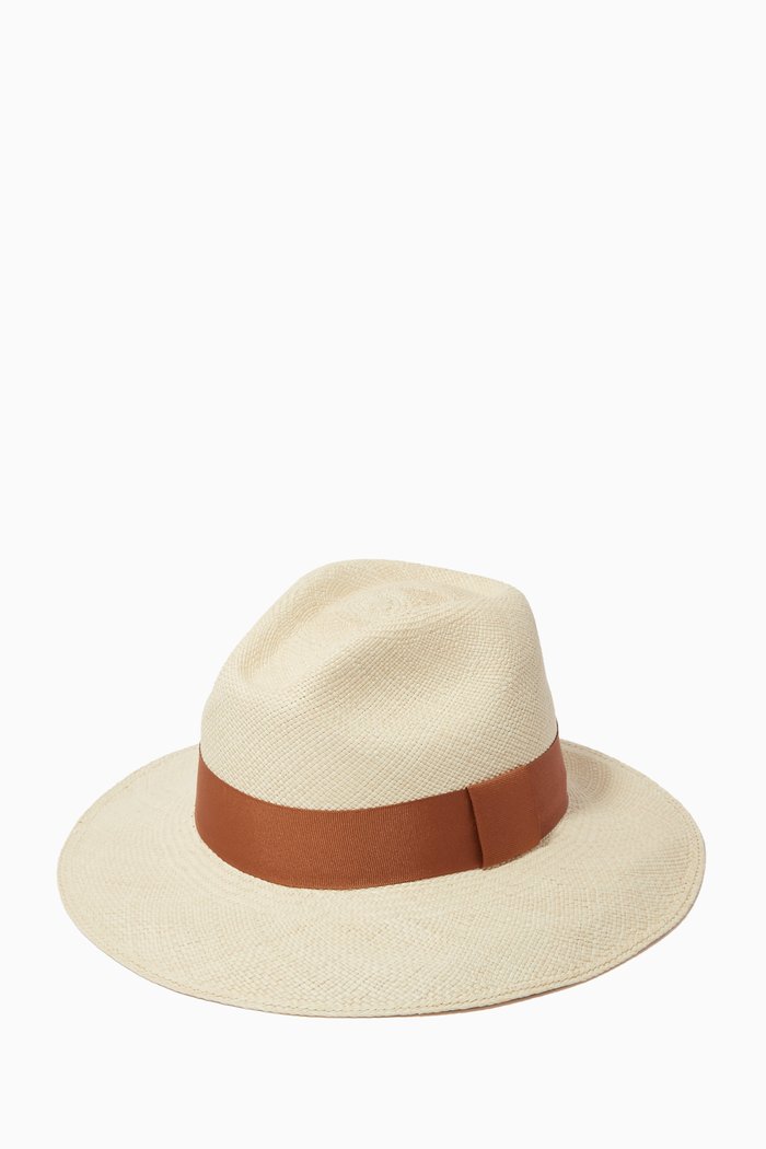 

Azuay Hat in Raffia, Brown