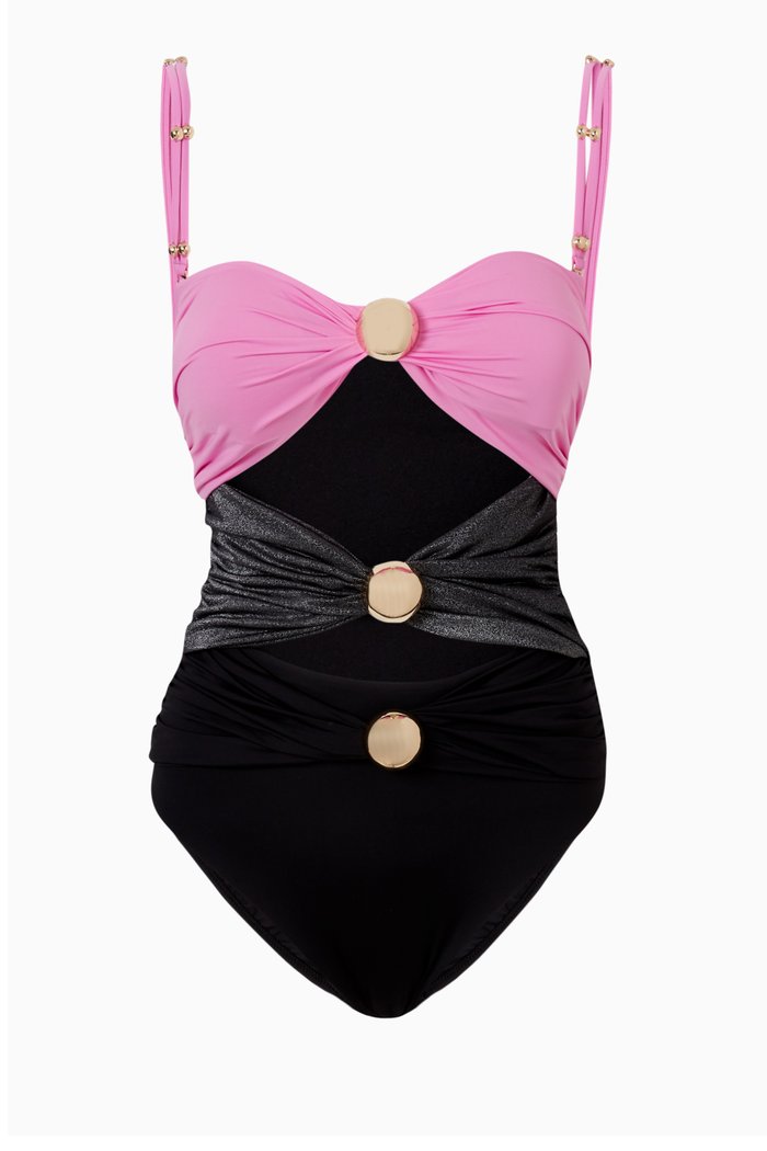

Capella One-piece Swimsuit in Stretch Nylon, Multicolour