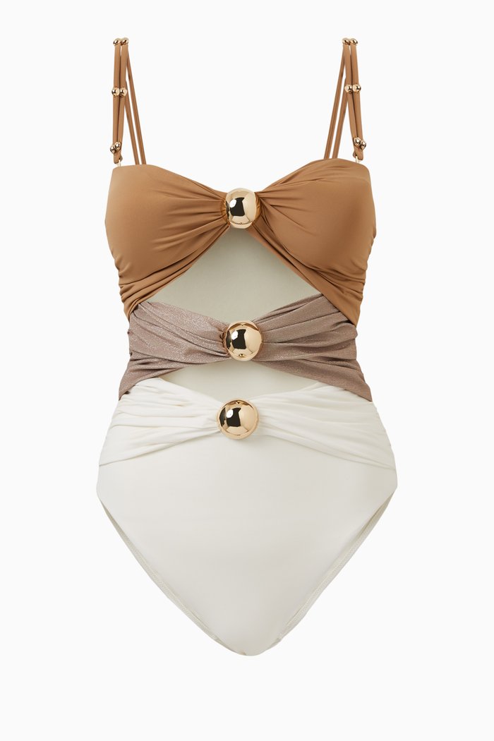 

Capella One-piece Swimsuit in Stretch Nylon, Multicolour