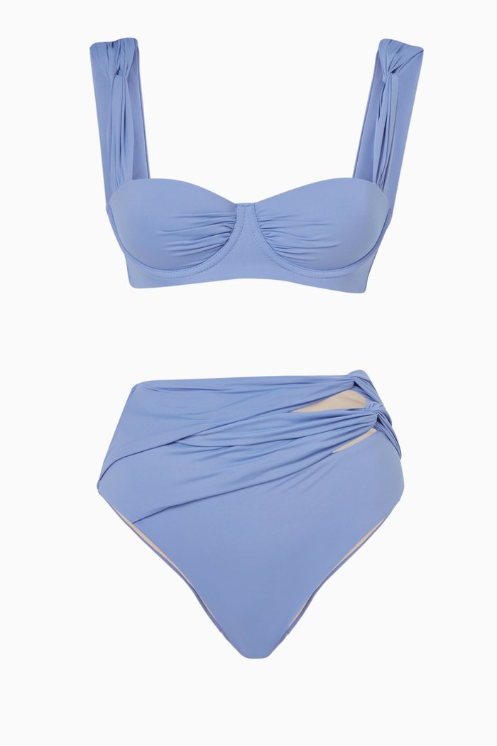 

Sophia Bikini Set in Stretch Nylon, Purple