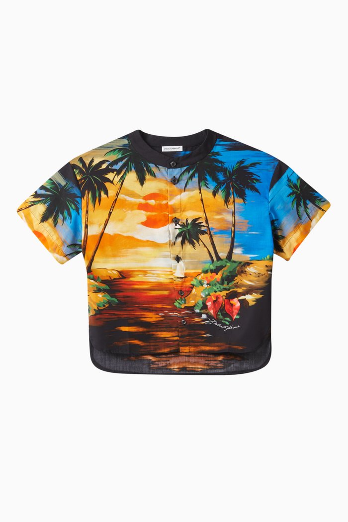 

Hawaii T-Shirt in Cotton, Multicolour