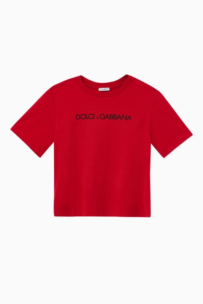 

Logo T-shirt in Cotton, Red