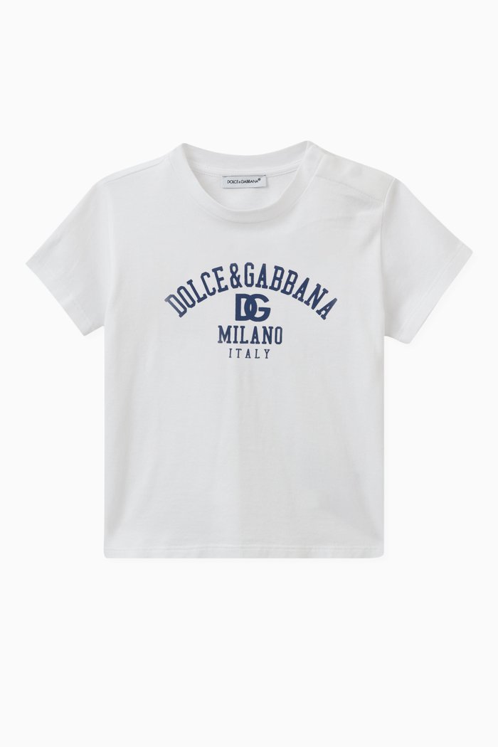 

Logo Print T-shirt in Cotton, White