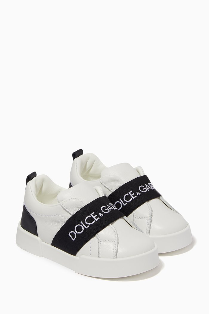 

Essential DG Sneakers in Leather, White
