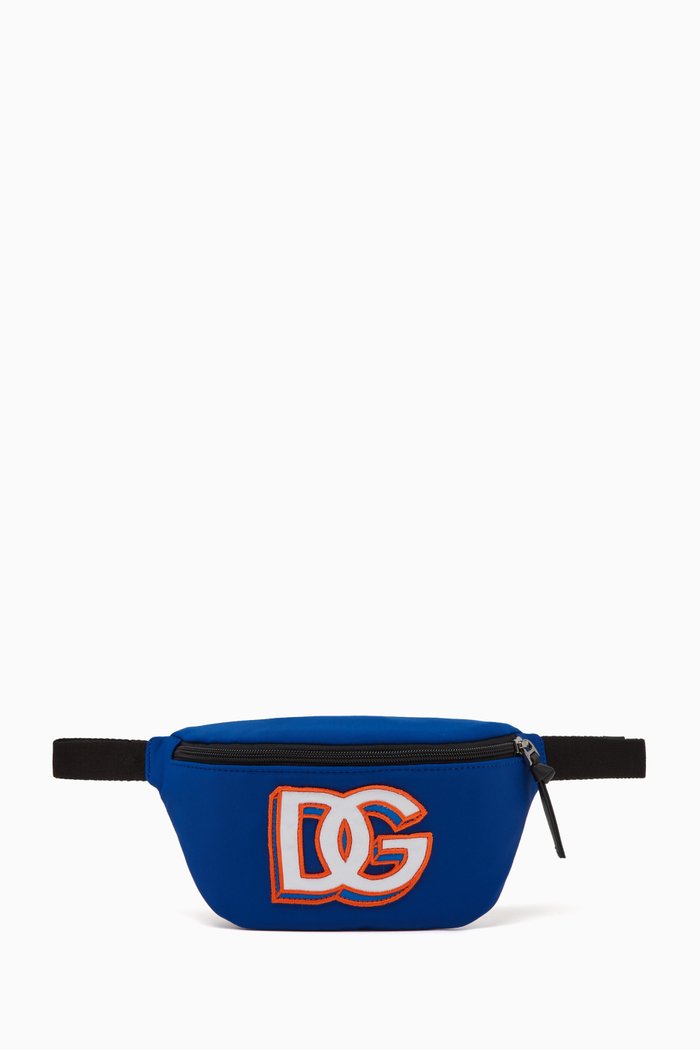 

DG Logo Sport Belt Bag in Nylon, Blue