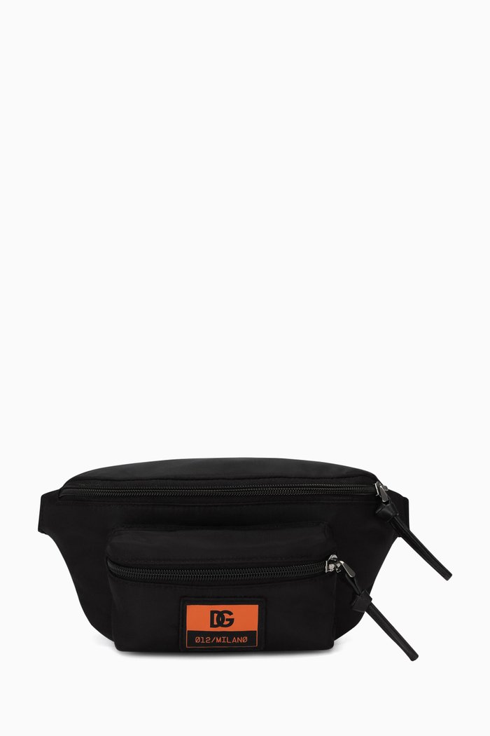 

Logo Belt Bag in Nylon, Black