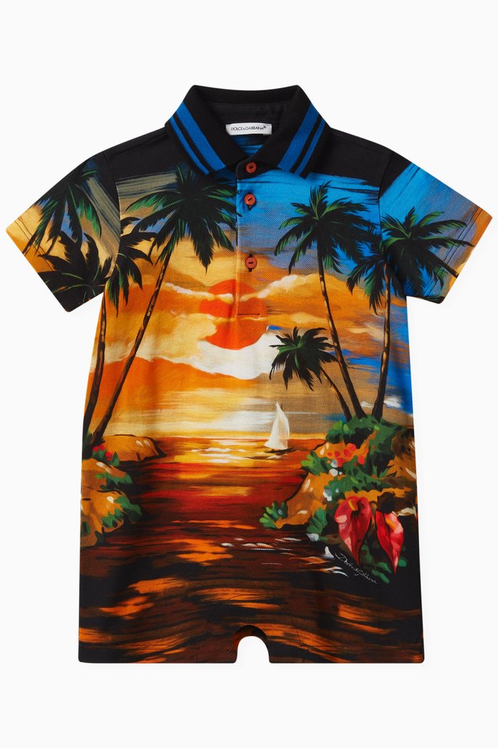 

Hawaii Romper in Cotton, Multicolour