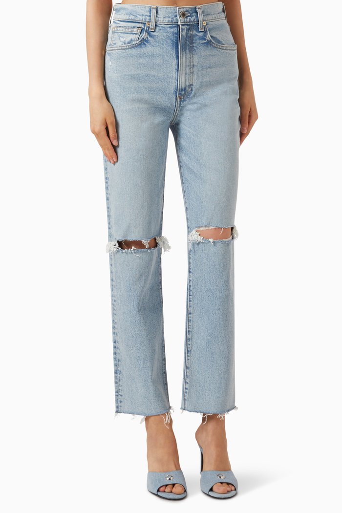 

Sabine High-rise Straight-leg Jeans, Blue