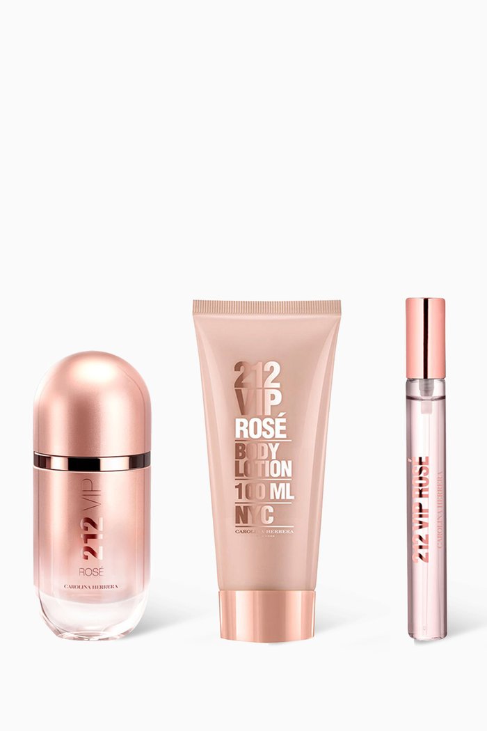 

212 VIP Rose Eau De Parfum Gift Set, Multicolour