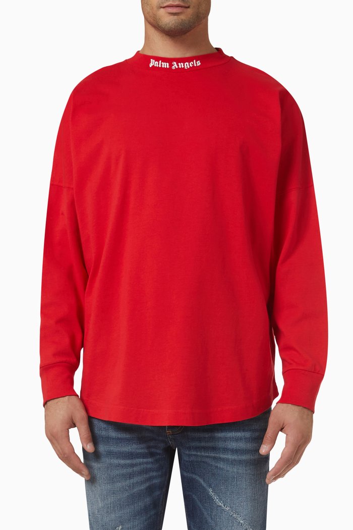 

Classic Logo T-shirt in Cotton, Red