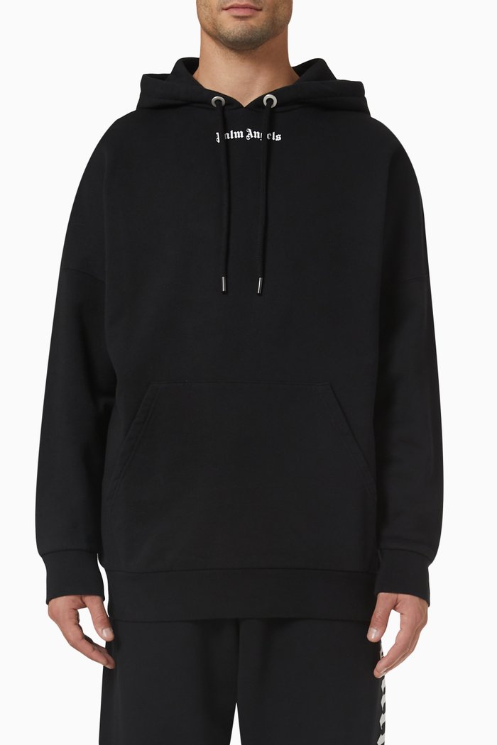

Classic Logo Hoodie in Cotton, Black