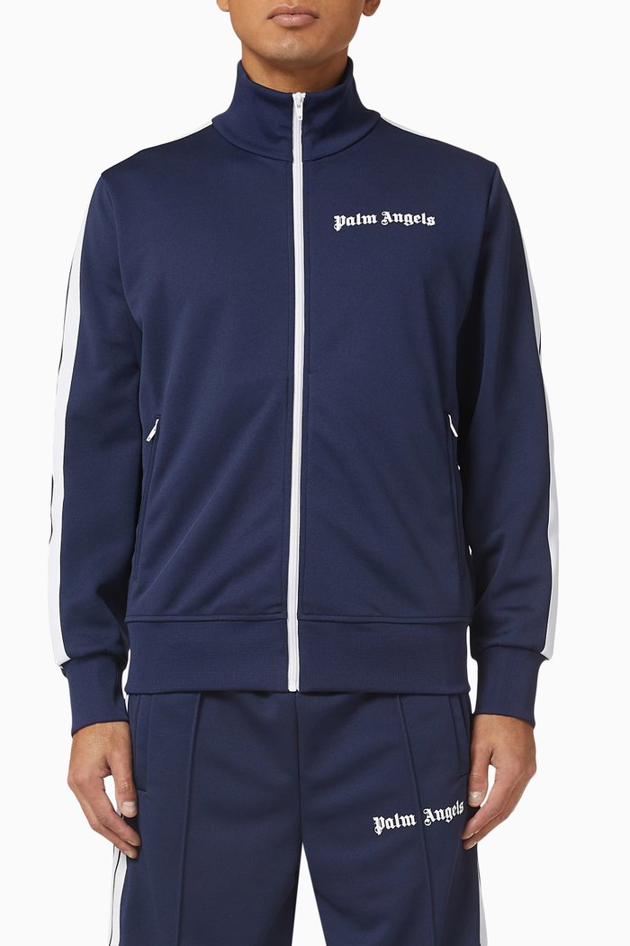

Classic Logo Track Jacket in Nylon, Blue