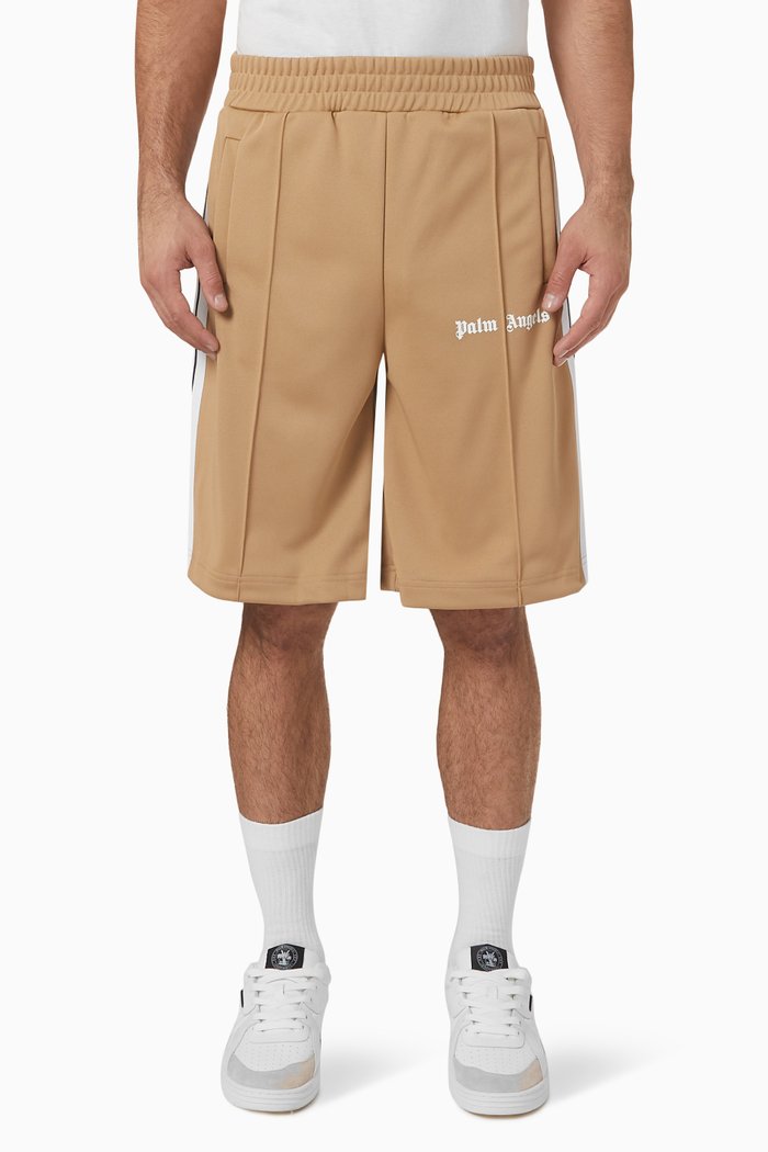

Classic Logo Track Shorts in Technical Fabric, Neutral