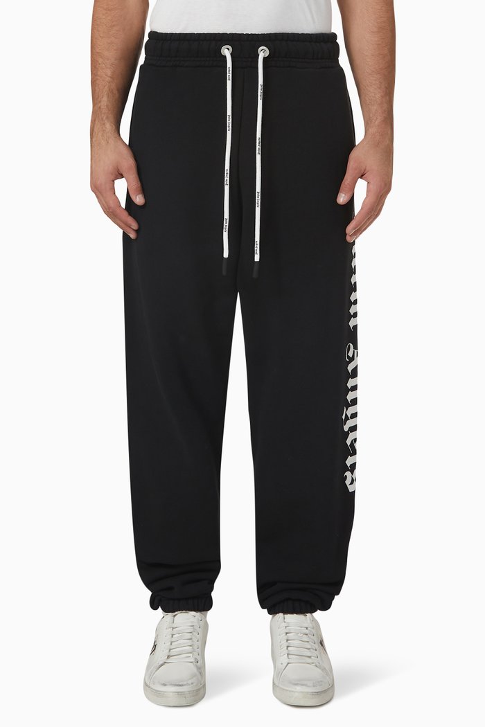 

Side Logo Sweatpants in Cotton, Black