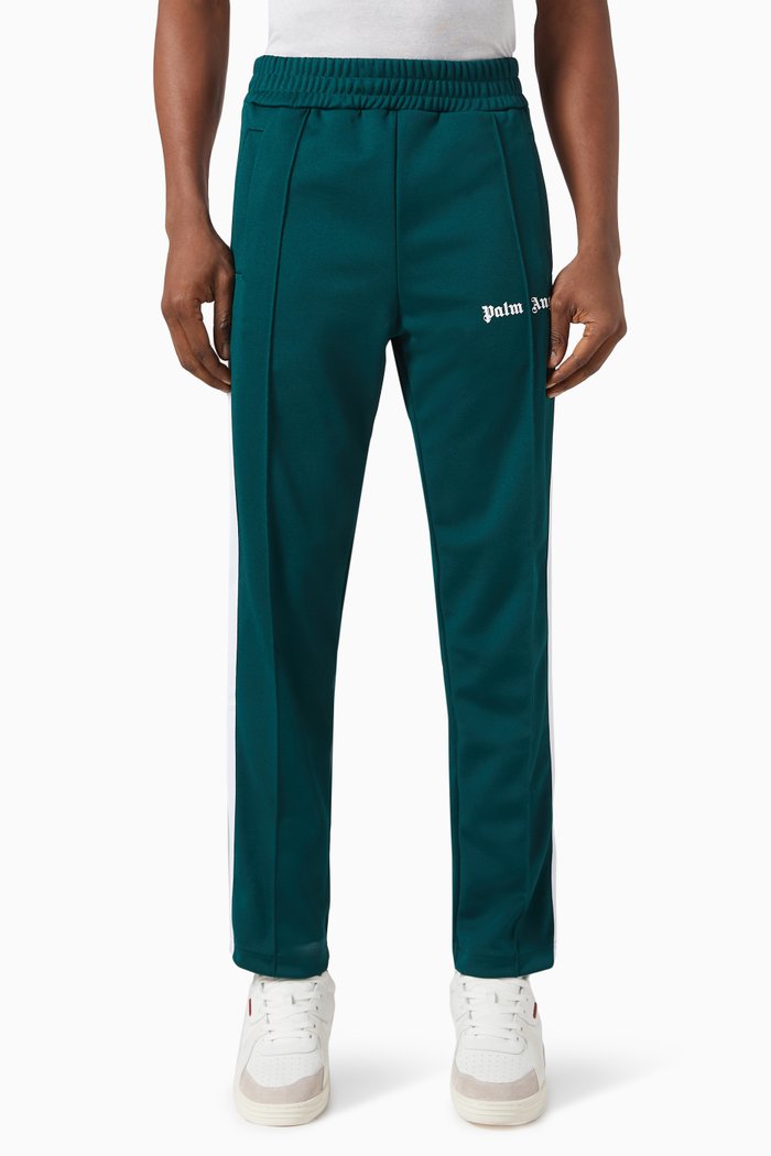

Classic Logo Track Pants in Technical Fabric, Green