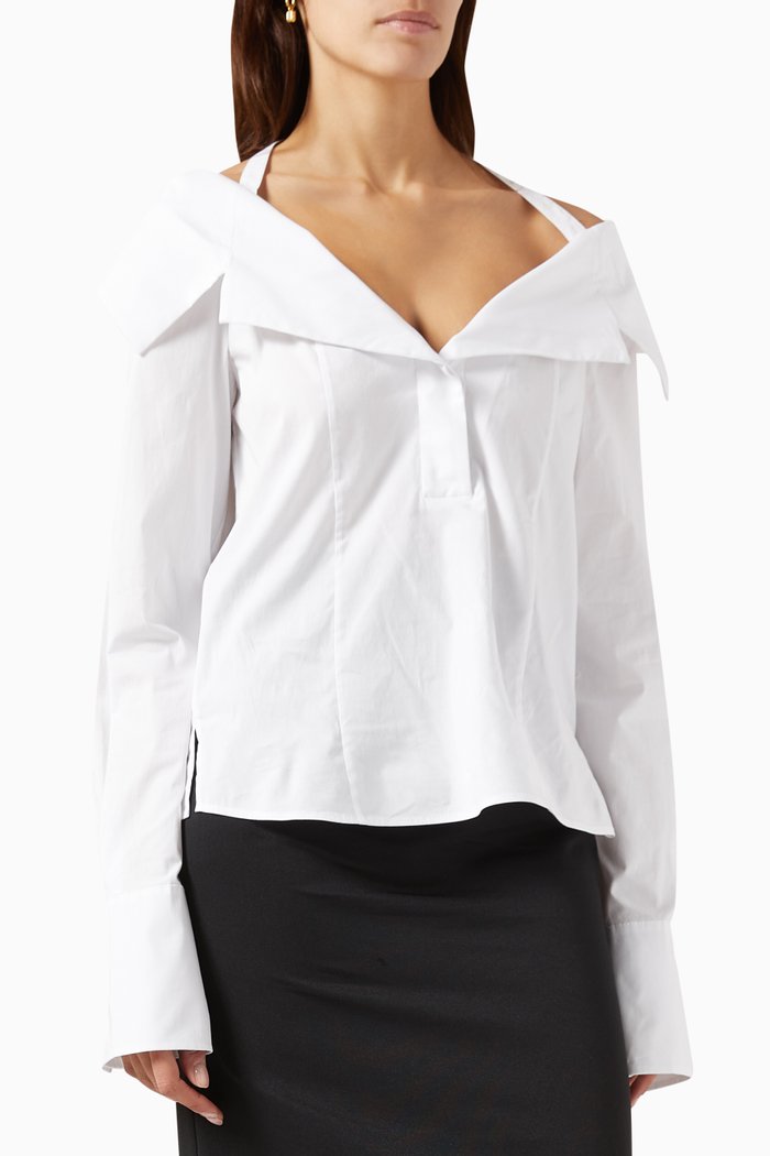 

Felicity Top in Cotton, White