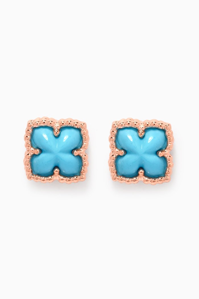 

Sharazad Jasmin Stud Earrings in 18kt Rose Gold