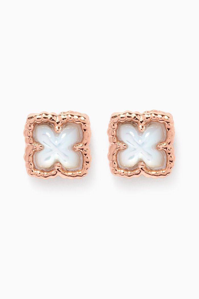 

Sharazad Jasmin Stud Earrings in 18kt Rose Gold