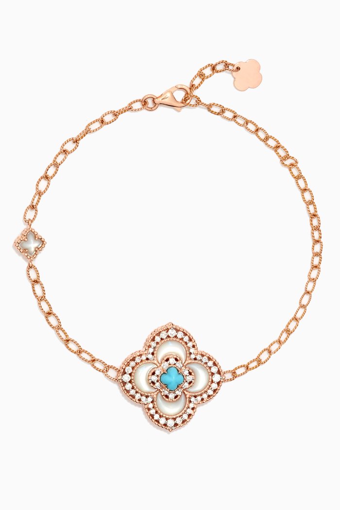 

Sharazad Jasmin Diamond Bracelet in 18kt Rose Gold