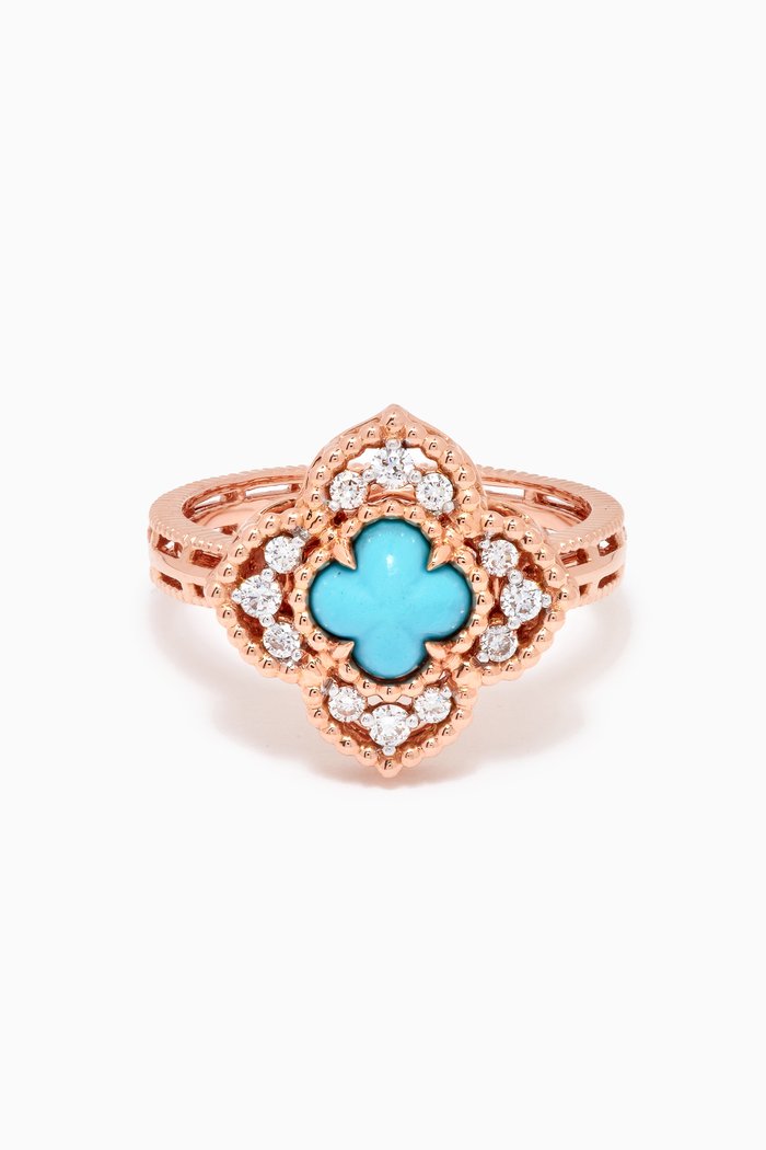 

Sharazad Jasmin Diamond Ring in 18kt Rose Gold