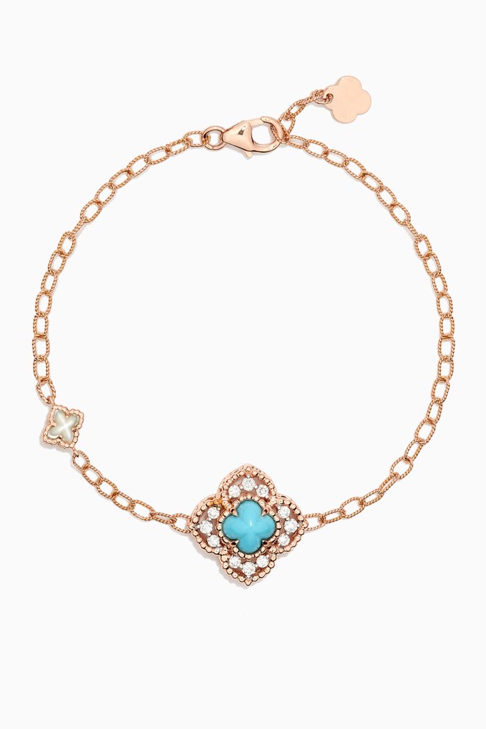 

Sharazad Jasmin Diamond Bracelet in 18kt Rose Gold