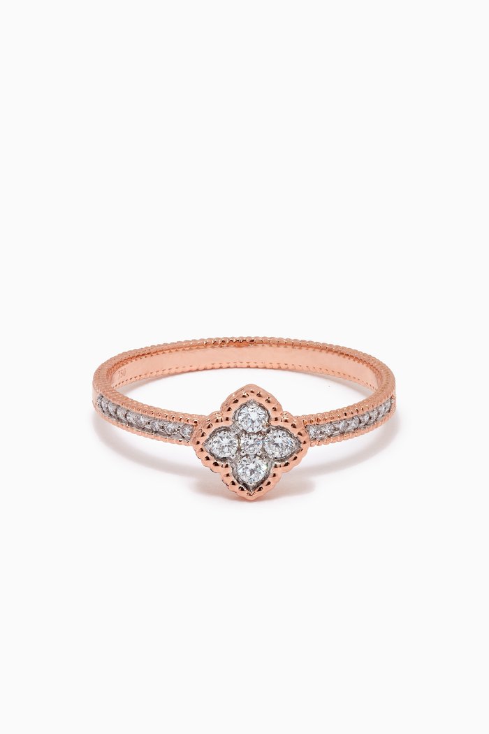 

Sharazad Jasmin Diamond Ring in 18kt Rose Gold