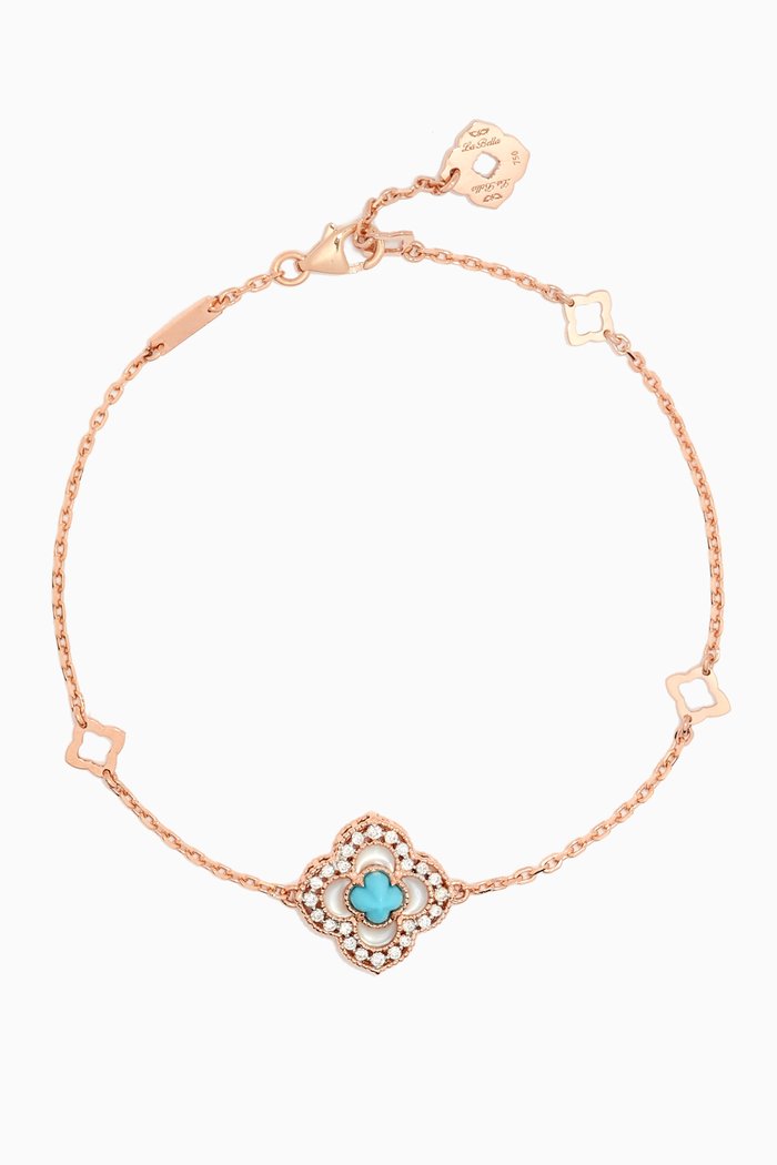 

Sharazad Jasmin Diamond Bracelet in 18kt Rose Gold