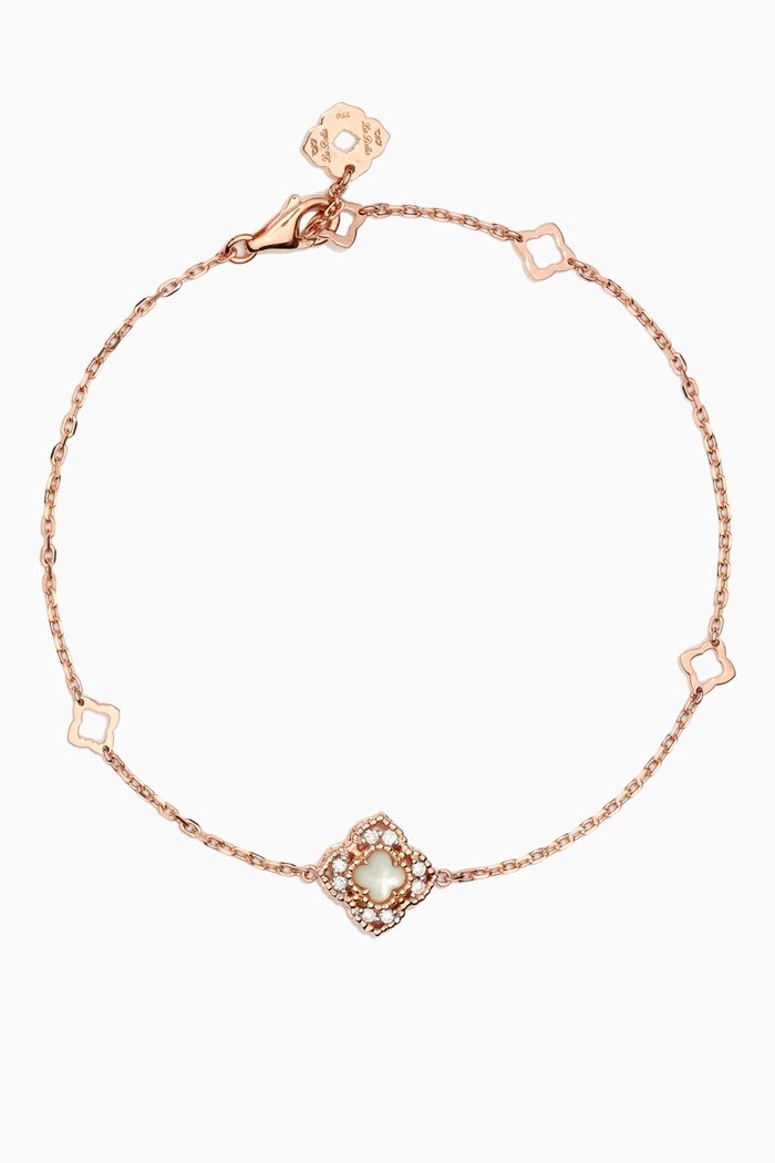 Sharazad Jasmin Diamond Bracelet in 18kt Rose Gold