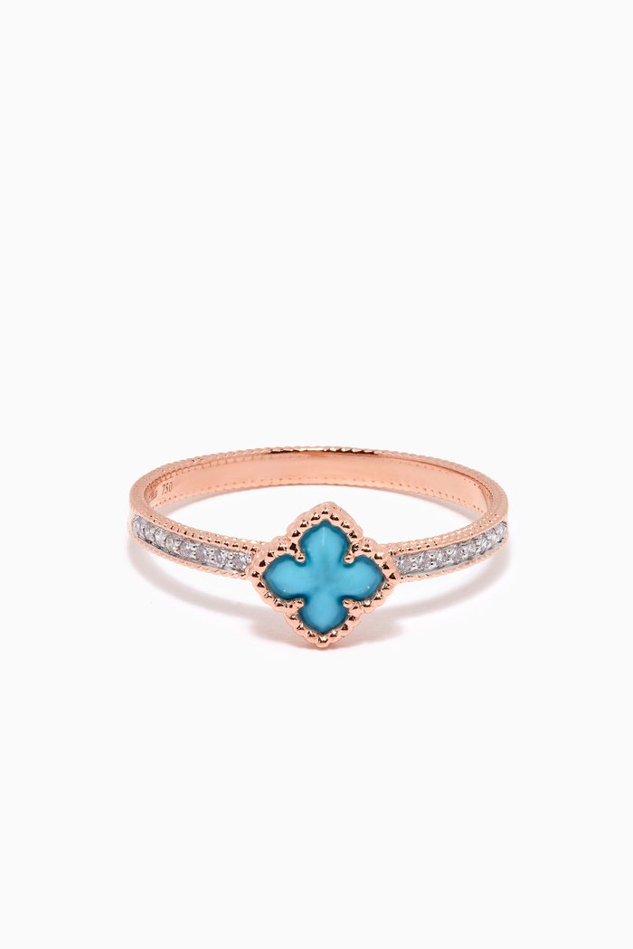 

Sharazad Jasmin Diamond Ring in 18kt Rose Gold