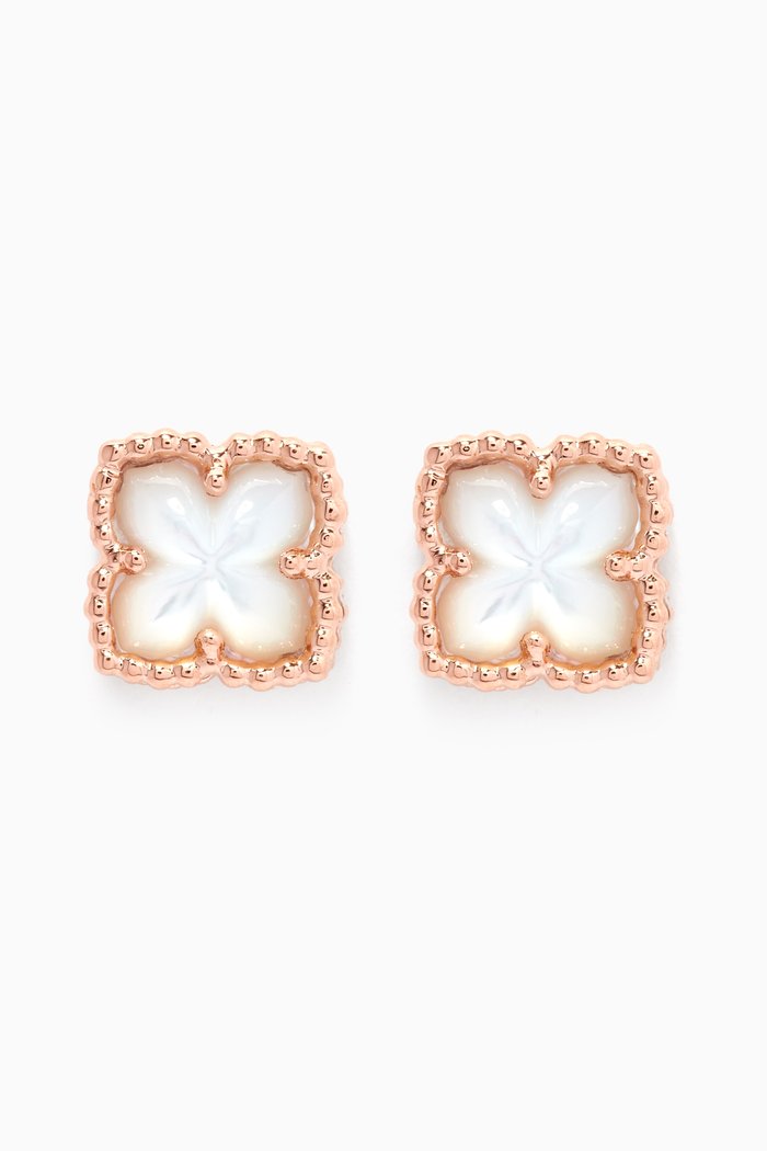 

Sharazad Jasmin Stud Earrings in 18kt Rose Gold