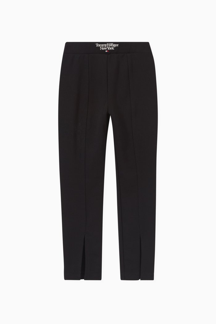 

Logo Leggings in Stretch Modal Blend, Black