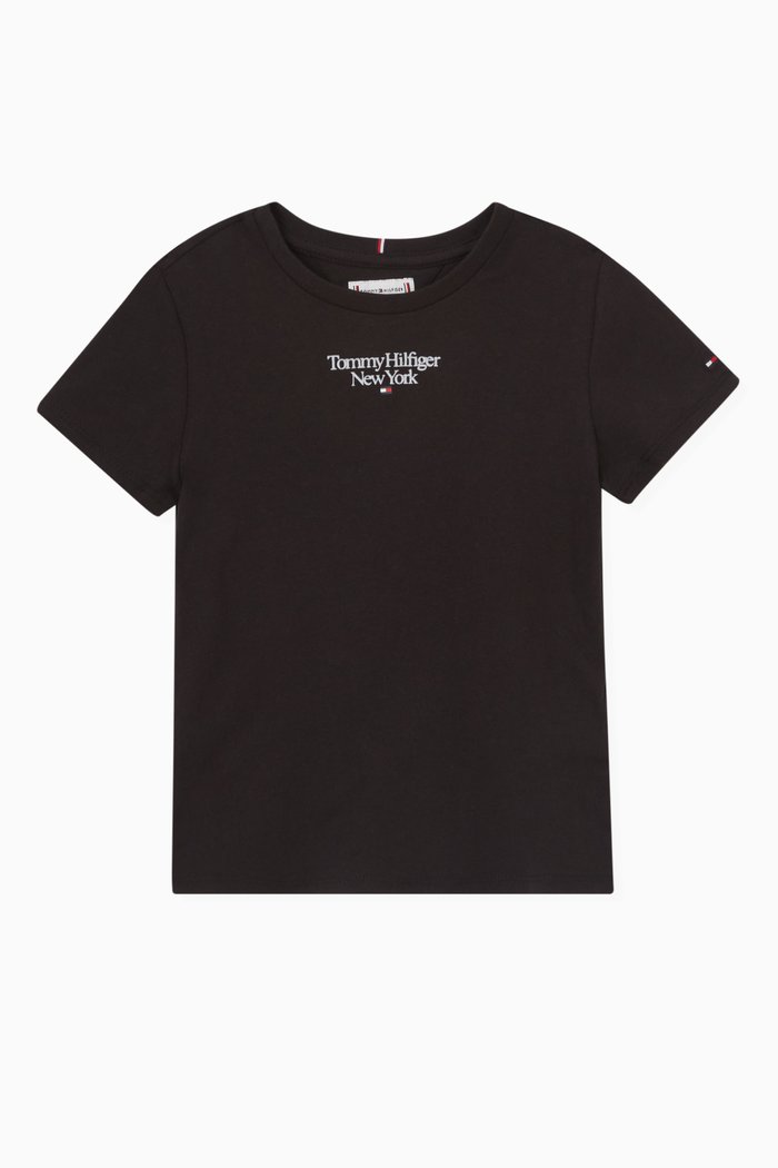 

Logo T-shirt in Cotton Jersey, Black