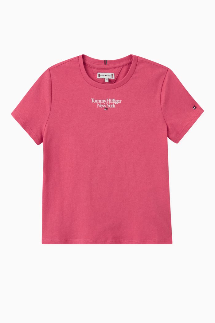 

Logo T-shirt in Cotton Jersey, Pink