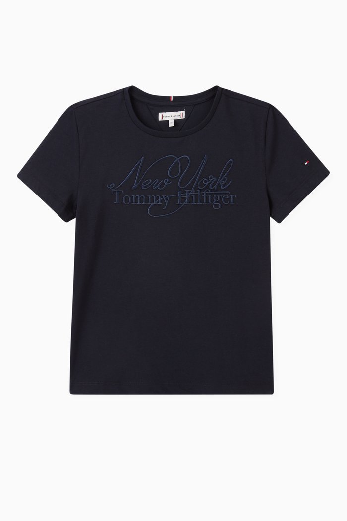 

Logo T-shirt in Cotton Jersey, Blue