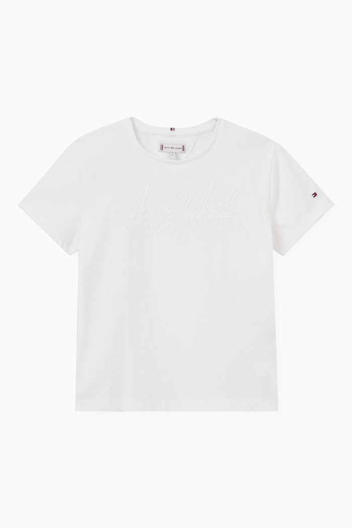 

Logo T-shirt in Cotton Jersey, White