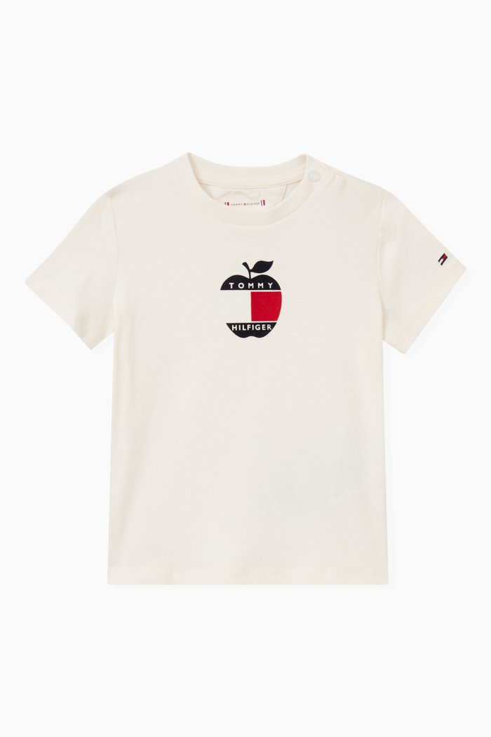 

Apple Logo T-shirt in Cotton, White
