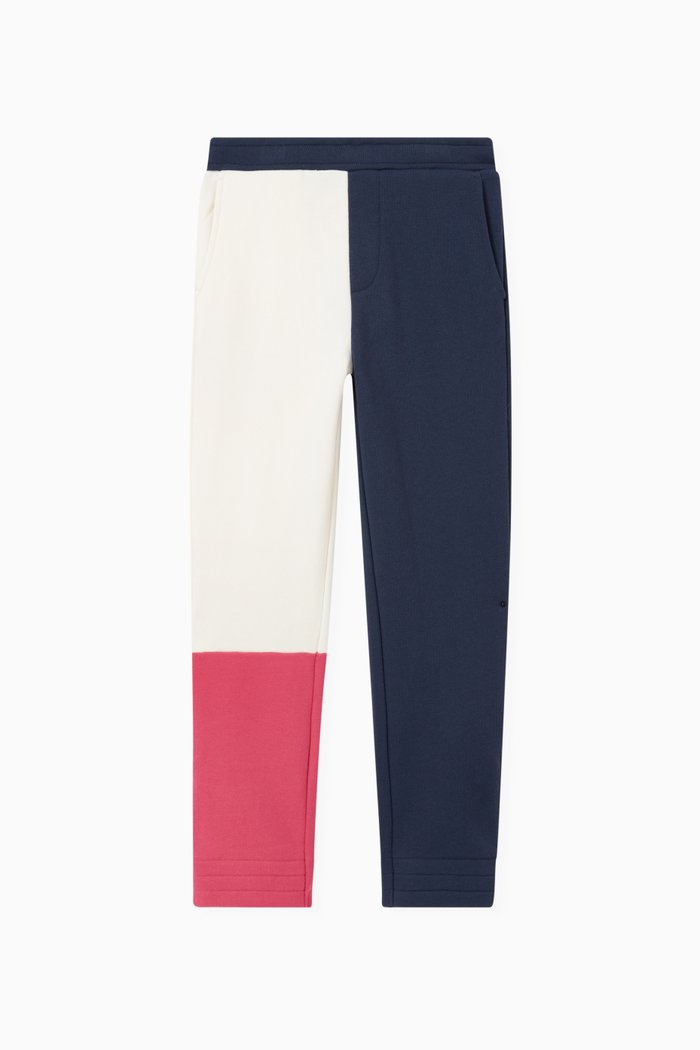 

Colour-block Logo Sweatpants in Cotton, Multicolour