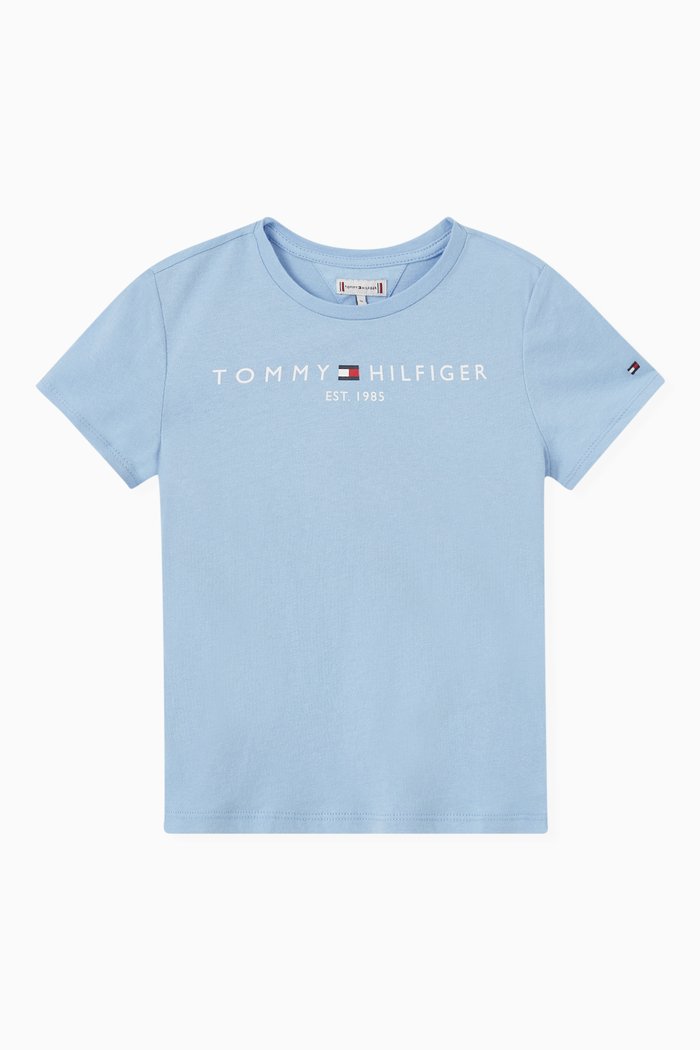 

Essential Logo T-shirt in Cotton, Blue