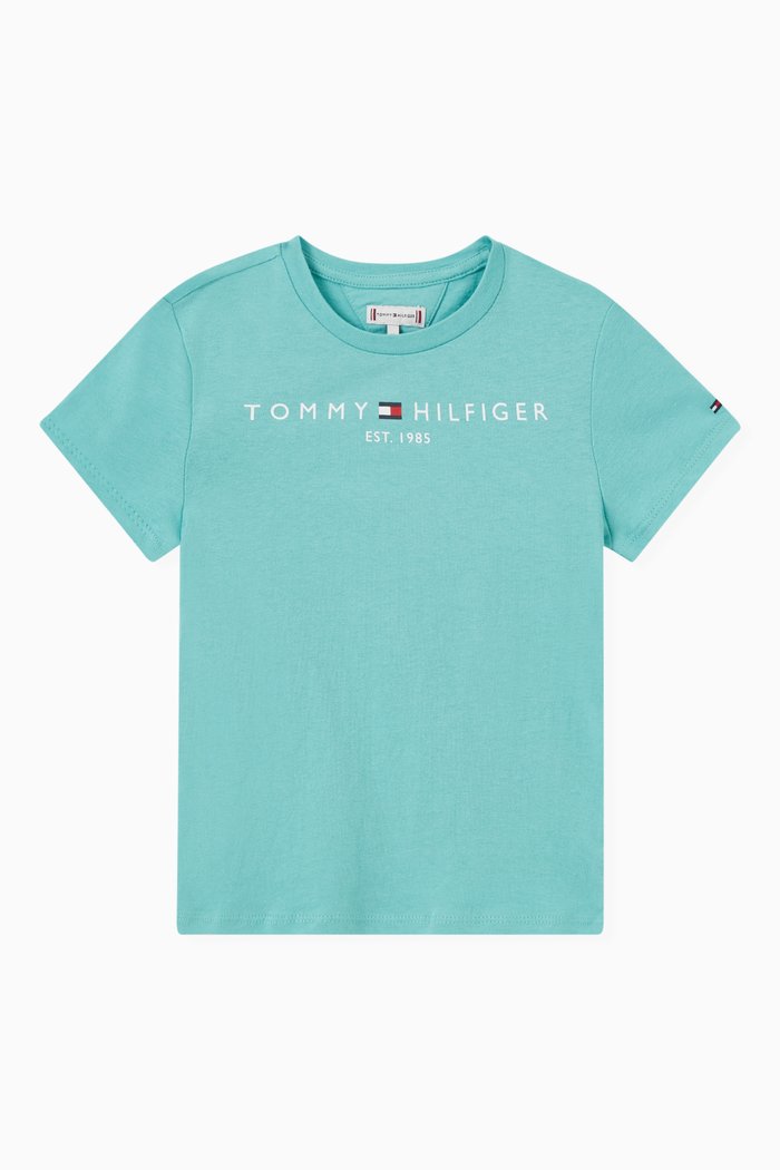 

Essential Logo T-shirt in Cotton, Blue