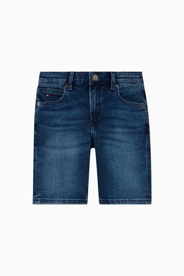 

Denim Shorts in Cotton, Blue
