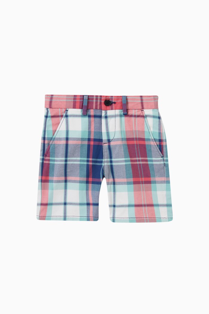 

Chequered Shorts in Cotton, Multicolour