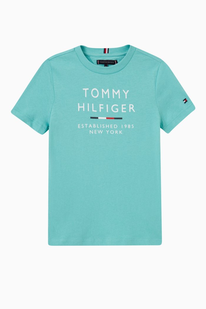 

Logo T-shirt in Cotton, Blue