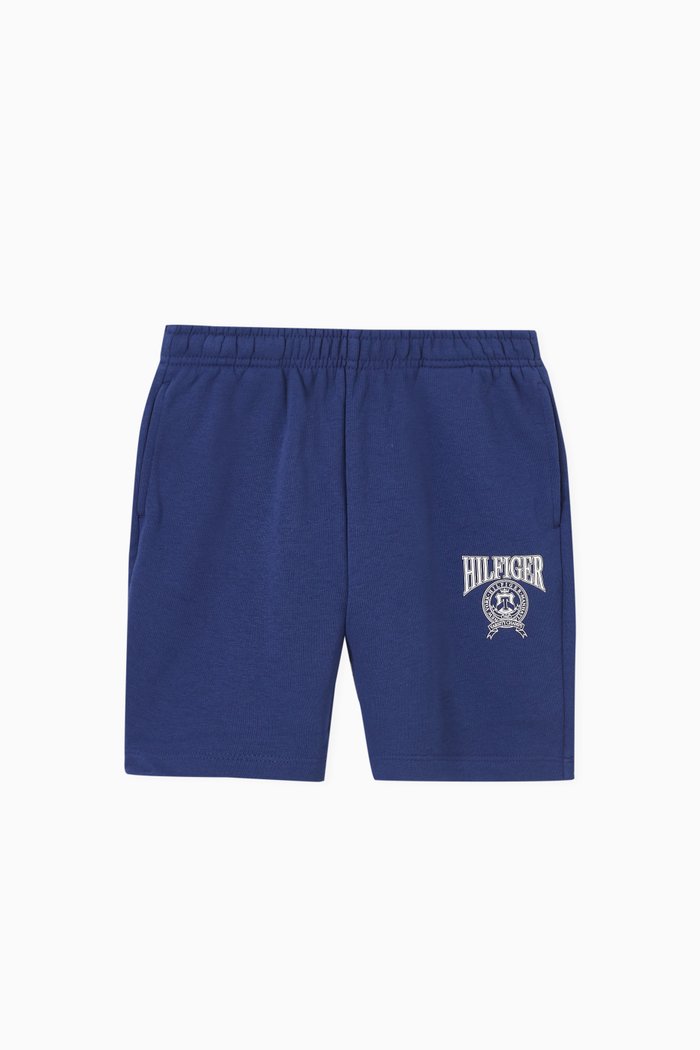 

Logo Shorts in Cotton-blend, Blue