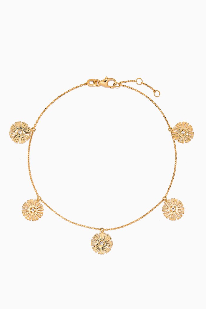 

Farfasha Sunkiss Afraj Diamond Anklet in 18kt Gold, Yellow