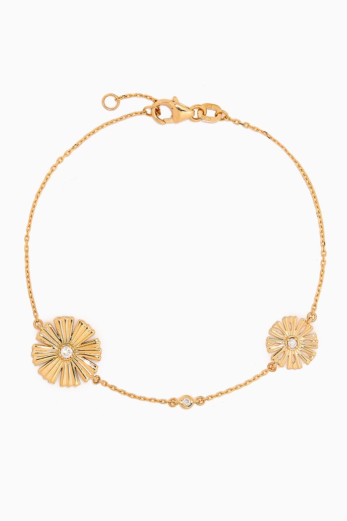 

Farfasha SunKiss Diamond & Mother of Pearl Bracelet in 18kt Gold, Yellow